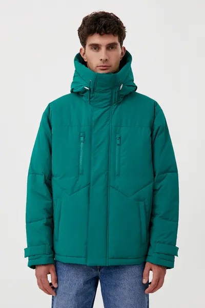 Куртка мужская Finn Flare FAB21067 зеленая 2XL