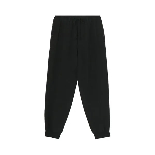 Брюки Yohji Yamamoto Ribbed Hem Pants, черный