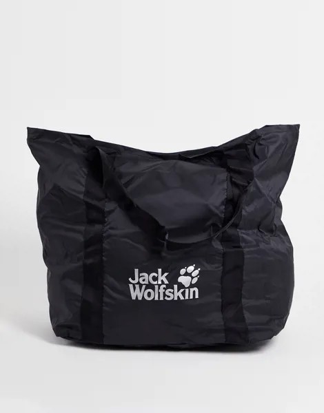 Черная сумка-тоут Jack Wolfskin JWP-Черный