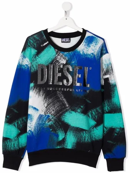 Diesel Kids толстовка с логотипом