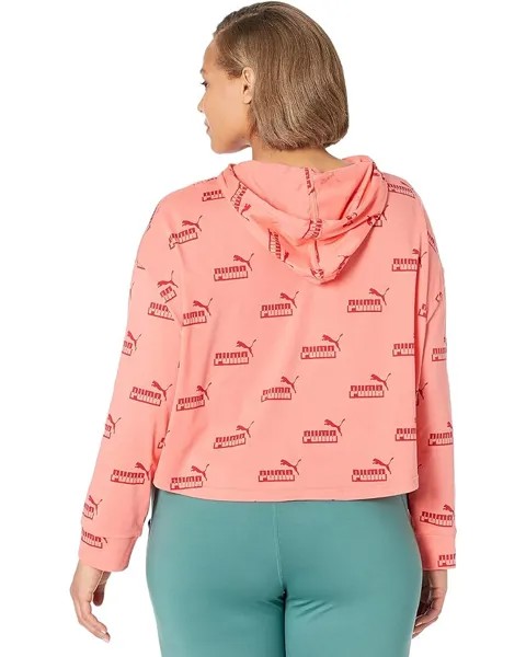 Худи PUMA Plus Size Amplified Lightweight Hoodie, цвет Georgia Peach
