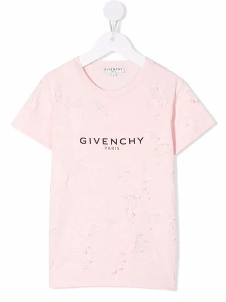 Givenchy Kids футболка с логотипом