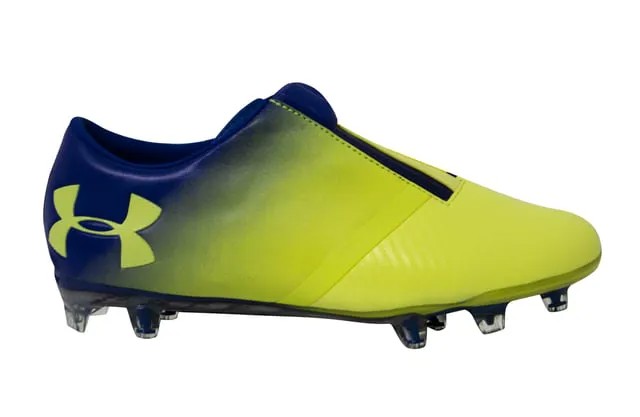 Ua Spotlight желтые кожаные футбольные бутсы fg мужские Under Armour, желтый