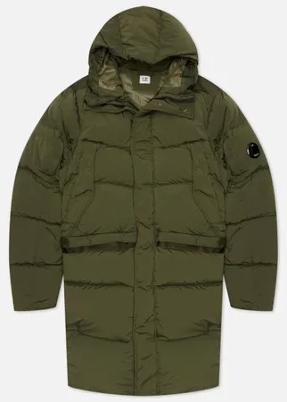 Мужская куртка парка C.P. Company Nycra-R Down, цвет оливковый, размер 52