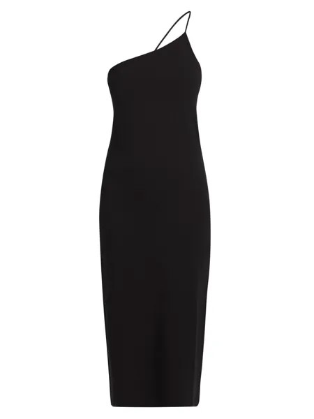 Платье миди на одно плечо Irina Ponte rag & bone, черный