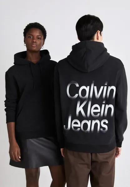 Толстовка с капюшоном UNISEX Calvin Klein Jeans, черный