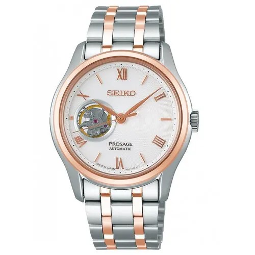 Наручные часы SEIKO Presage SSA412J1, серебряный