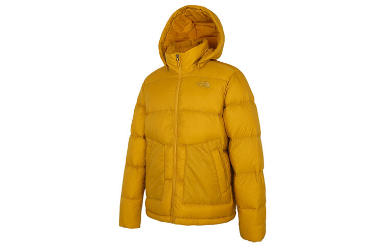 Пуховик мужской желтый The North Face, желтый