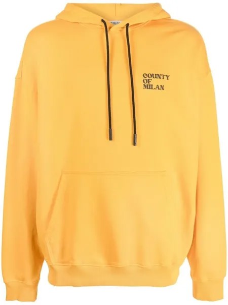 Худи с логотипом Marcelo Burlon County of Milan, желтый