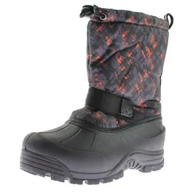 Ботинки Northside Boys Frosty Black Snow Boots Shoes 7 Medium (D) Big Kid BHFO 3776