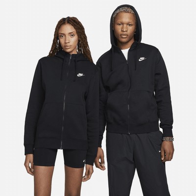Худи Nike Sportswear Club Fleece, черный/белый