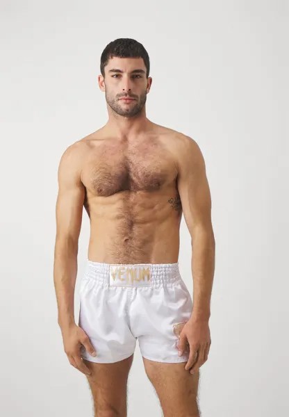 Спортивные шорты CLASSIC MUAY THAI SHORT Venum, цвет white/gold