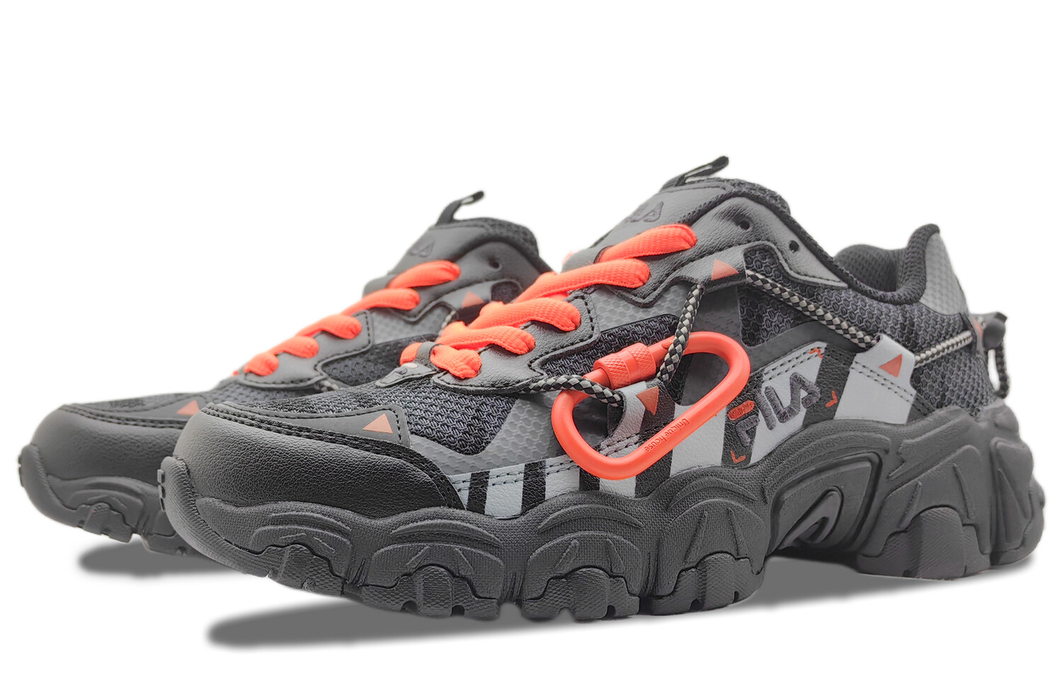 Кроссовки FILA Cat Claw Lifestyle Shoes Unisex Low-top Black/grey, черный