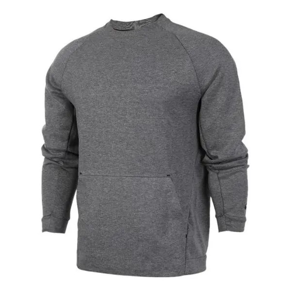 Толстовка Nike Sportswear Tech Fleece Crew 'Black', цвет carbon heather/(black)