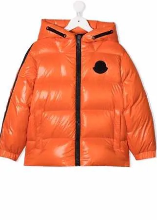 Moncler Enfant пуховик с капюшоном