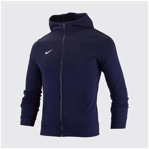 Толстовка NIKE детская, капюшон, размер Nike, синий