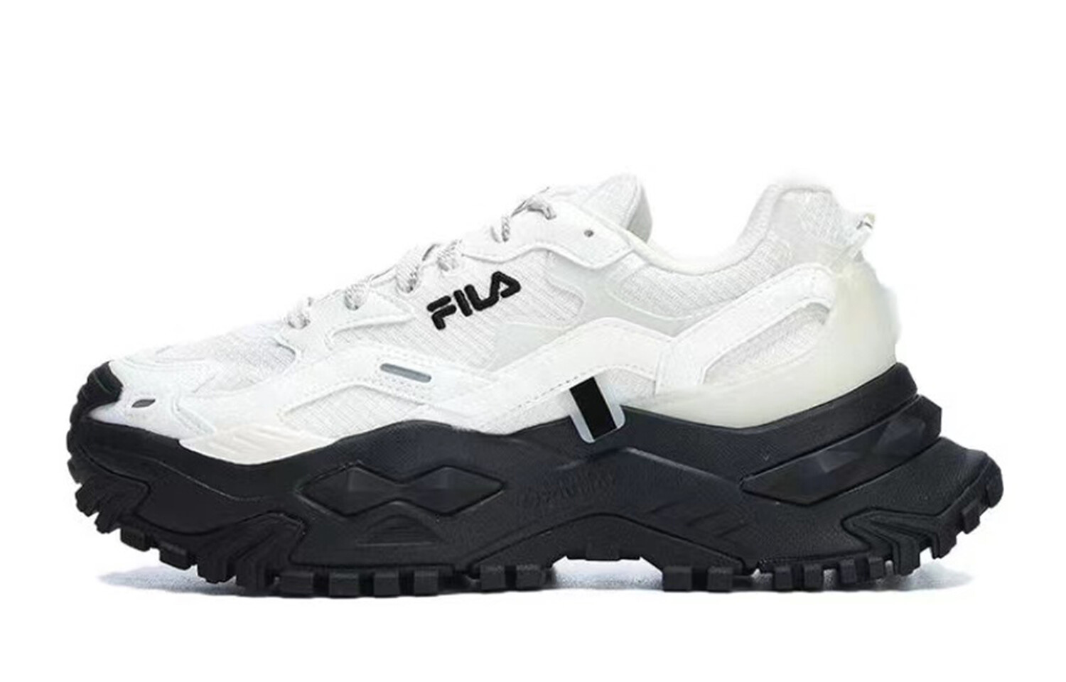 Кроссовки FILA FUSION Bianco Lifestyle Shoes Women's Low-top Black/White, черный/белый