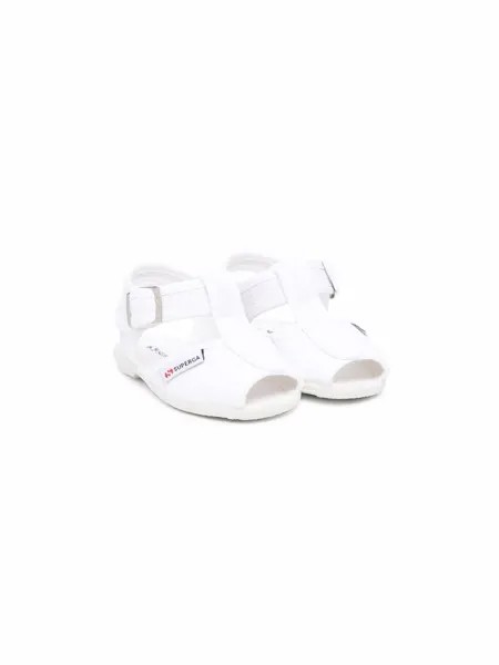 Superga Kids сандалии с пряжкой и открытым носком