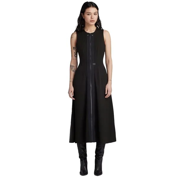 Платье G-Star Corset Flare, черный