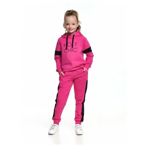 Спортивный костюм для девочки Mini Maxi, модель 7061, цвет малиновый, размер 134