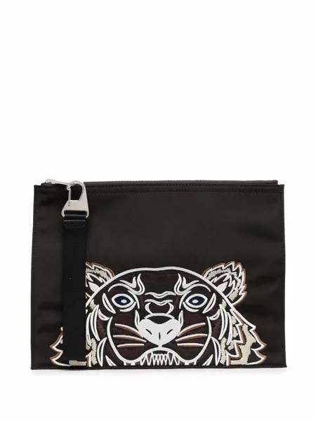 Kenzo клатч с вышивкой Tiger