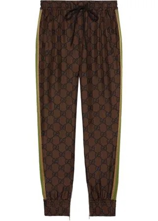 Gucci спортивные брюки с узором GG Supreme