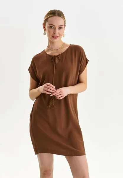 Летнее платье Top Secret, коричневый