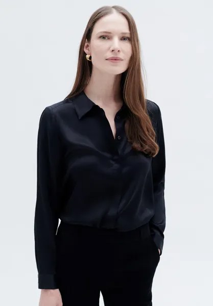 Рубашка French Brand Fashion Elegant Modern Cjamie1 Caroll, черный