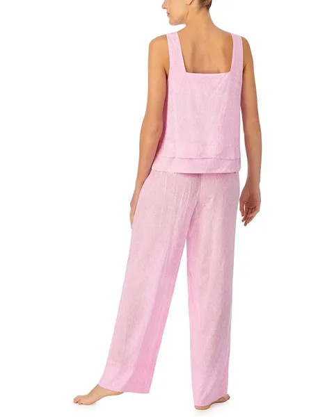 Пижамный комплект Sanctuary Crop Tank Long Pants PJ Set, цвет Pink Animal