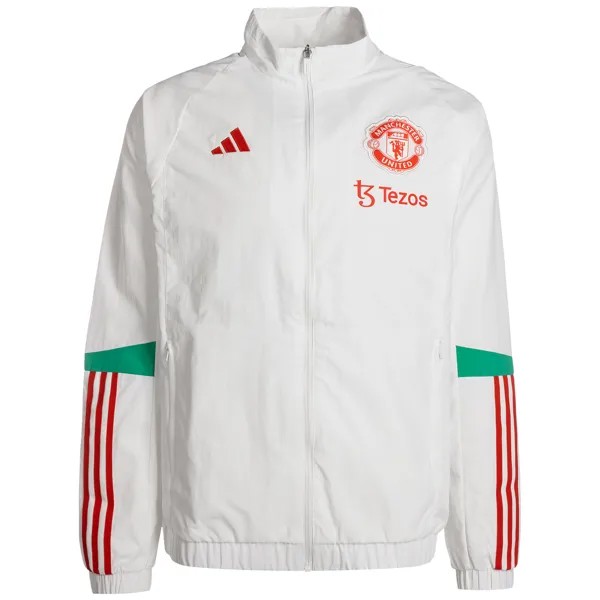 Спортивная куртка adidas Performance Manchester United Pre Match, белый