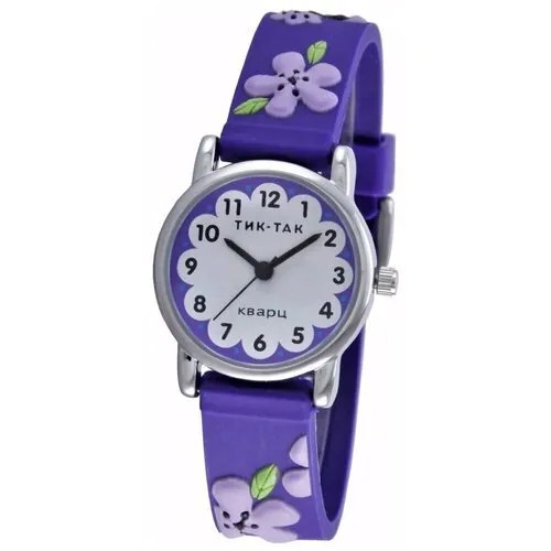 Наручные часы Тик-Так, фиолетовый, фиолетовый
