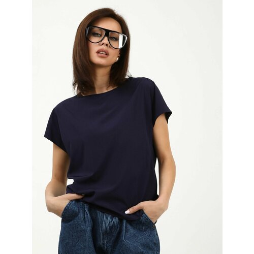 Блуза A-A Awesome Apparel by Ksenia Avakyan, размер 56, синий