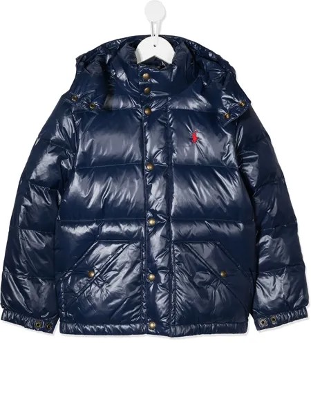 Ralph Lauren Kids пуховик на молнии