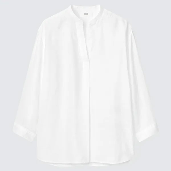Блуза женская UNIQLO 445453COL00 белая 2XS (доставка из-за рубежа)