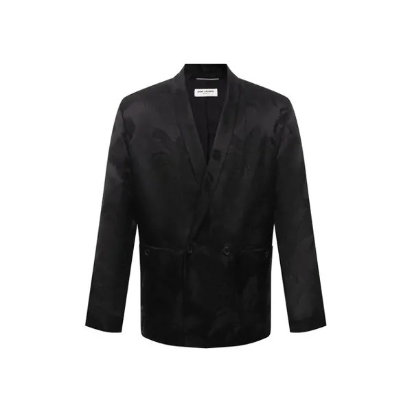 Пиджак из вискозы и шелка Saint Laurent