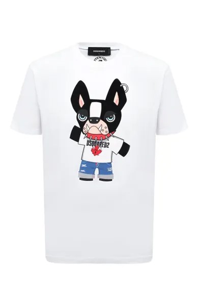 Хлопковая футболка Dsquared2