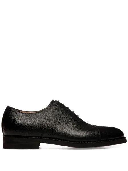 Bally кожаные оксфорды, черный