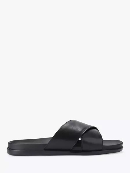 Шлепанцы KG Kurt Geiger Rome Leather, черный