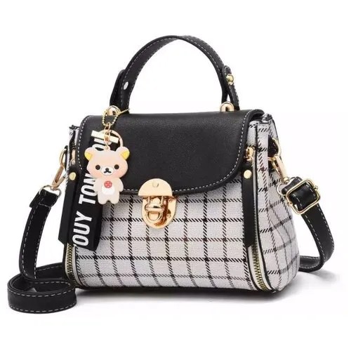 Сумка кросс-боди Accessori, фактура перфорированная, черная