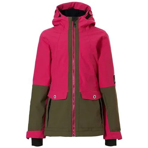 Куртка Rehall, размер 164, розовый, зеленый