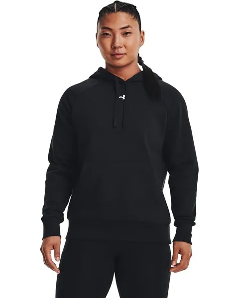 Худи Under Armour Rival Fleece, цвет Black/White