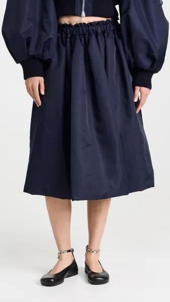 Юбка Simone Rocha Elasticated Midi, нави