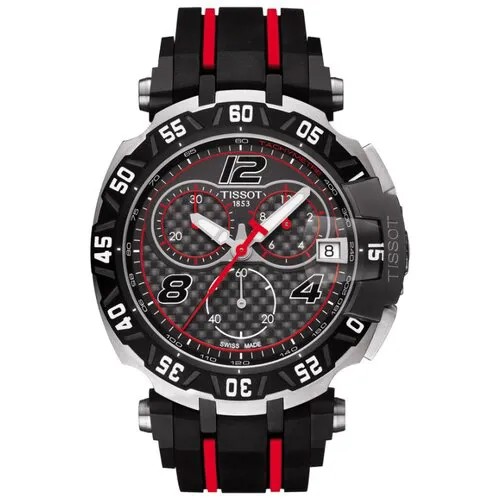 Наручные часы TISSOT T-Sport T092.417.27.207.00, серебряный, красный