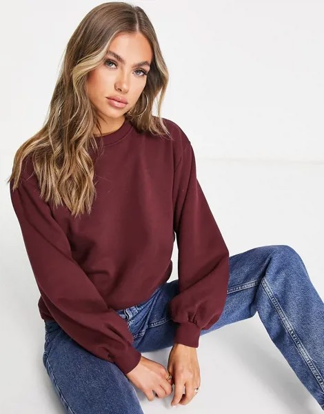 Oversized-свитер насыщенного бордового цвета Threadbare Dixie-Красный