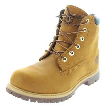 Timberland Womens Waterville Nubuck Водонепроницаемые уличные ботинки BHFO 9130