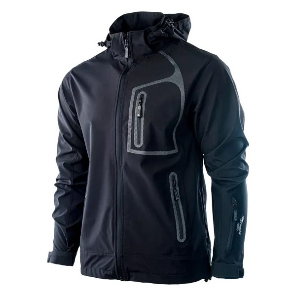 Спортивная куртка HI-TEC Nils softshell, черный