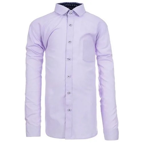 Школьная рубашка Imperator, размер 134-140, фиолетовый