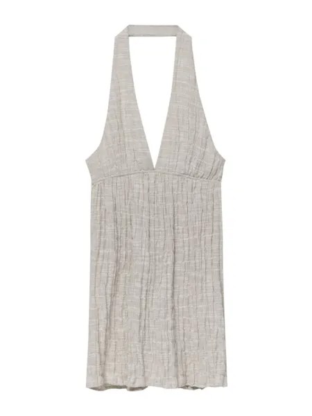 Летнее платье Pull&Bear, песочный