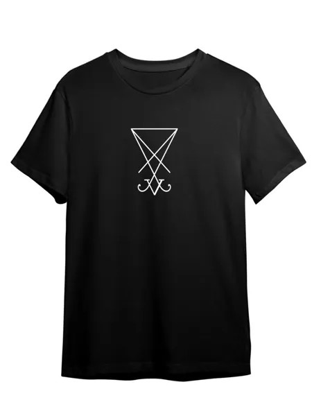 Футболка унисекс Каждому Своё Lucifer/Люцифер/Сериал SRLU13 черная 4XL