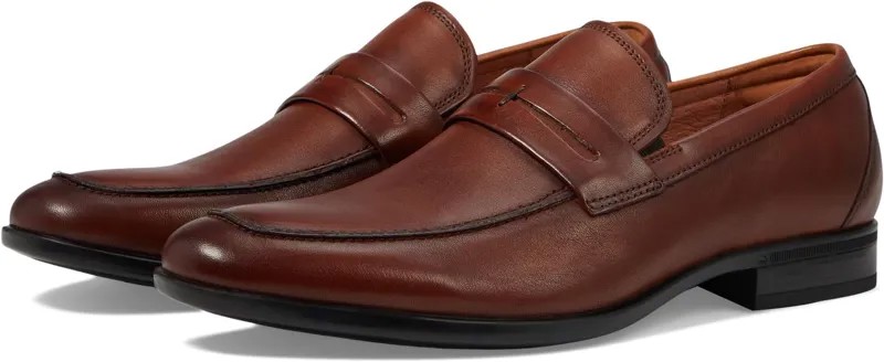 Оксфорды Zaffiro Moc Toe Penny Loafer Florsheim, цвет Cognac